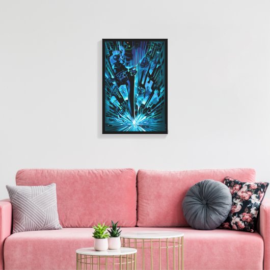 Niet vandaag canvas afdruk (Insitu (Woonkamer))