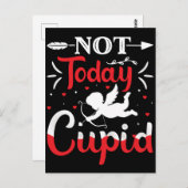 Niet vandaag Cupid Funny Valentijnsdag Briefkaart (Voorkant / Achterkant)