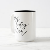 Niet vandaag de Mok van Satan Coffee (Voorkant links)