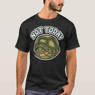 Niet Vandaag Introvert Schildpadliefhebber Schelp T-shirt