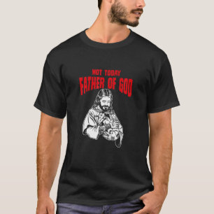 Niet vandaag Jezus Satan Baphomet Satanist Goat Oc T-shirt