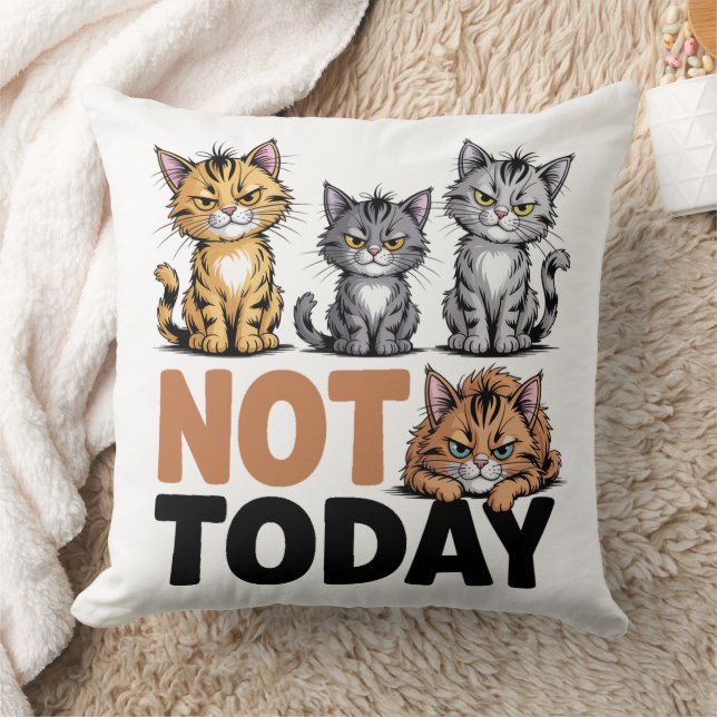 Niet Vandaag Katten Kussen (Deken)