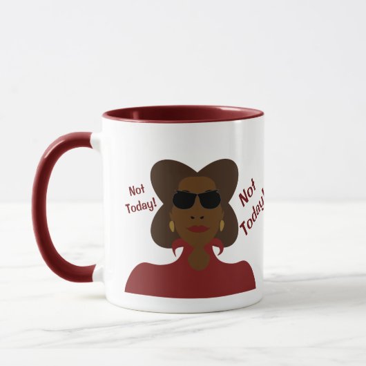 Niet vandaag koffie-Mok Mok (Links)