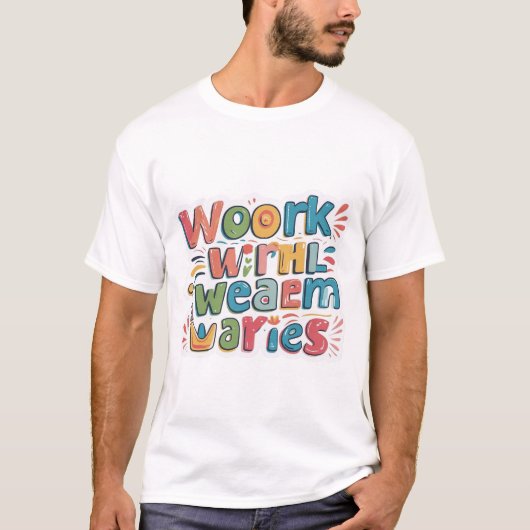 NIET VANDAAG, MENS. T-SHIRT (Voorkant)