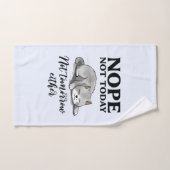 Niet vandaag, niet morgen - Sleepy Cat Bad Handdoek (Handdoek)