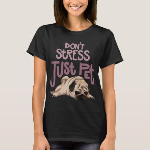 Niet vandaag pug mopshond t-shirt
