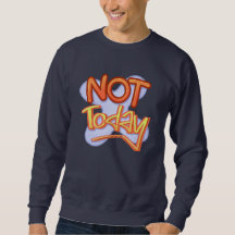 Niet Vandaag Retro 90s Typografie Grappig Sarcasme