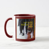 NIET VANDAAG SATAN | Aangepaste foto | Christelijk Mok (Links)