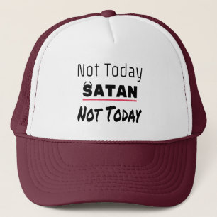 Niet vandaag Satan Funny Sarcastic Trucker Pet
