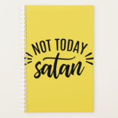 Niet vandaag satan Funny Spiral Planner (Voorkant)