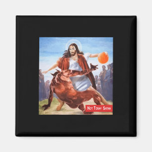 Niet vandaag Satan Jesus Crossover door sketchbull Magneet