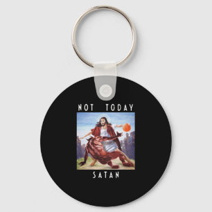 Niet Vandaag Satan Jezus Vs Satan In Sketll Sleutelhanger