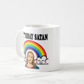 Niet vandaag satan koffiemok (Voorkant links)