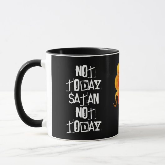Niet vandaag, Satan, niet vandaag. Belemmering kon Mok (Links)
