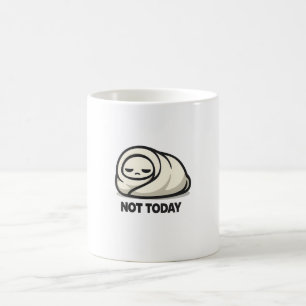 Niet Vandaag - Schattig Moe Karakter Dekentje Burr Koffiemok
