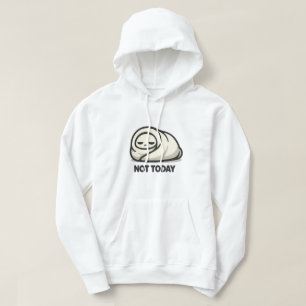 Niet Vandaag - Schattig Vermoeid Karakter Dekenzak Hoodie