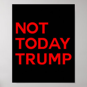 Niet Vandaag Trump Pro Democratie Geen Koningen In Poster