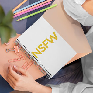 Niet veilig voor werk (NSFW) Notitieboek