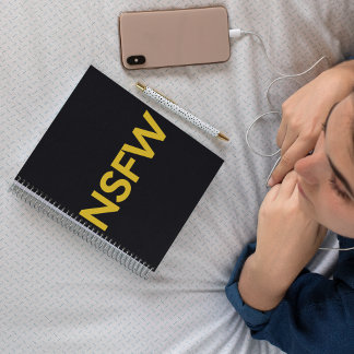 Niet veilig voor werk (NSFW) Notitieboek