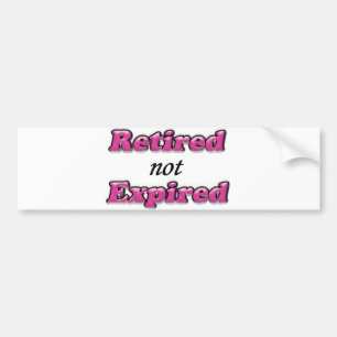 Niet vervallen bumpersticker