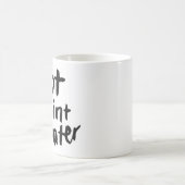 Niet verven Mok water (Center)