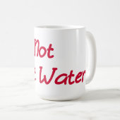 Niet verven water koffiemok (Voorkant rechts)