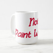 Niet verven water koffiemok (Voorkant links)