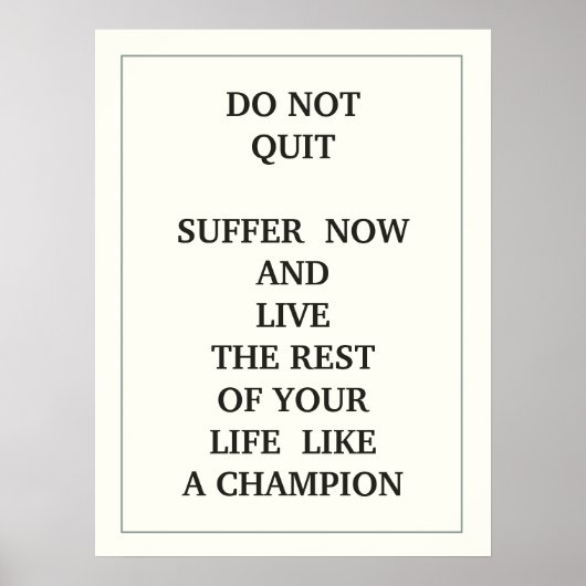 NIET VOLDOEN NU EN LEVEN DE REST VAN U POSTER (Voorkant)