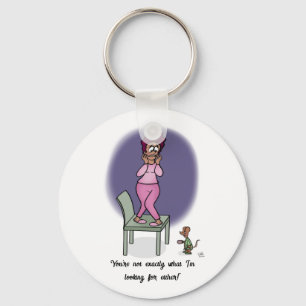 Niet waar ik naar op zoek ben sleutelhanger