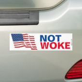 Niet wakker bumpersticker (Op auto)