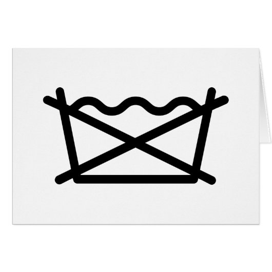 NIET WASSEN! (Voorkant Horizontaal)