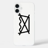 NIET WASSEN! Case-Mate iPhone CASE (Achterkant)