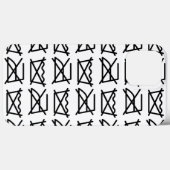 NIET WASSEN! NIET IRON! Case-Mate iPhone CASE (Achterkant (horizontaal))