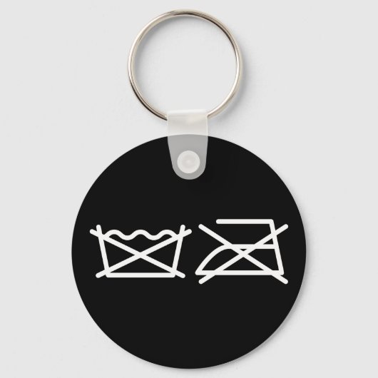 NIET WASSEN! NIET IRON! DLEUTELHANGER SLEUTELHANGER (Voorkant)