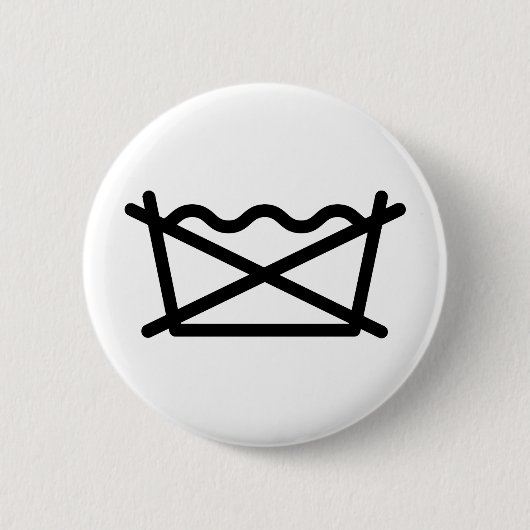 NIET WASSEN! RONDE BUTTON 5,7 CM (Voorkant)