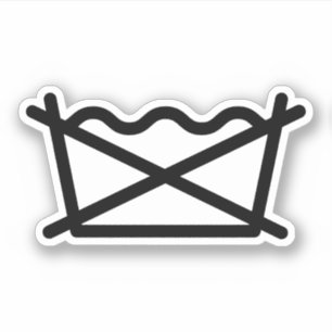 NIET WASSEN! STICKER