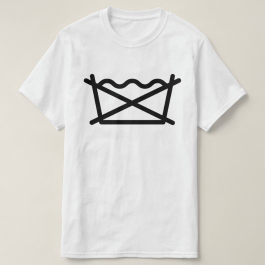 NIET WASSEN! T-SHIRT (Design voorkant)