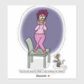 Niet wat ik op zoek ben naar aangepaste Stickers (Vel)