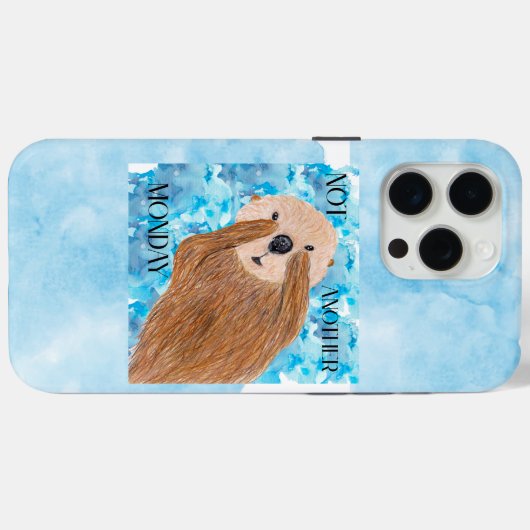 Niet weer een maandag Case-Mate iPhone case (Achterkant (horizontaal))