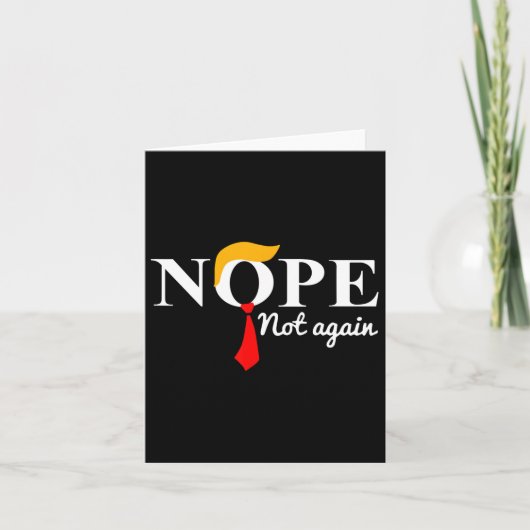 Niet weer grappig Trump 1 Kaart (Voorkant)