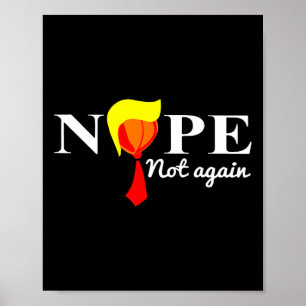 Niet weer grappig Trump 2024 Poster