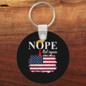 Niet weer grappig Trump 5 Sleutelhanger (Voorkant)