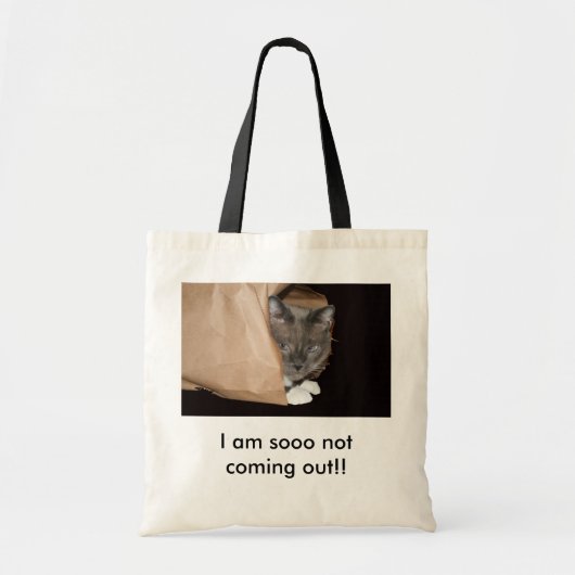 Niet wegkomen. tote bag (Voorkant)