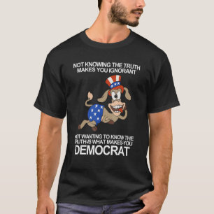 Niet weten van de waarheid maakt je onwetend Niet T-shirt