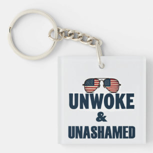 NIET WOKEN & ONBESCHAAMD SLEUTELHANGER