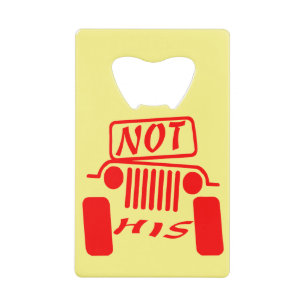 Niet zijn 4x4 #USAPatriotGraphics © Kredietkaart Flessenopener
