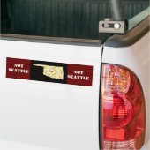 NIET ZITTEN BUMPERSTICKER (Op Truck)
