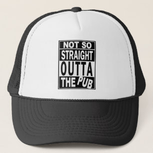 Niet zo direct buiten de Pub Drink Humor Trucker Pet