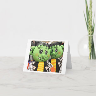 **NIET ZO ENG ACHTIGE MONSTERS** HET IS HALLOWEEN KAART