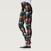 Niet zo eng Monsters Halloween Beste kwaliteit Leggings (Links)